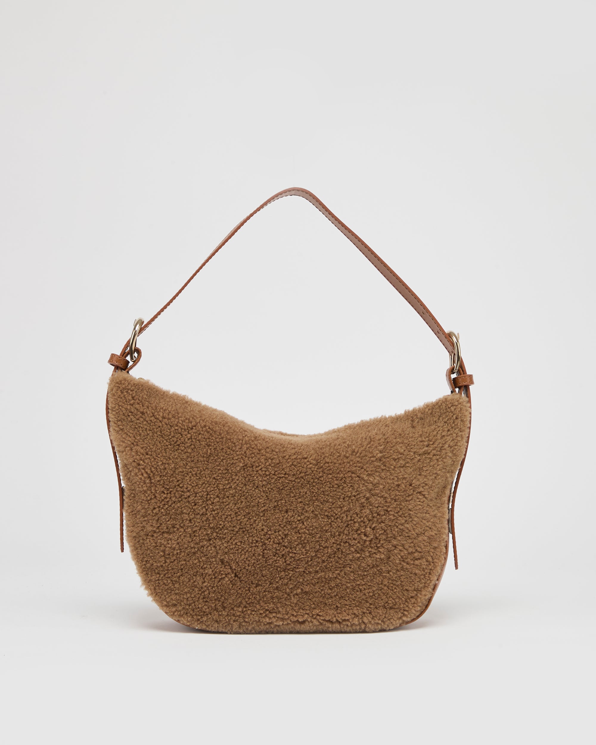 Rachel shearling marrone