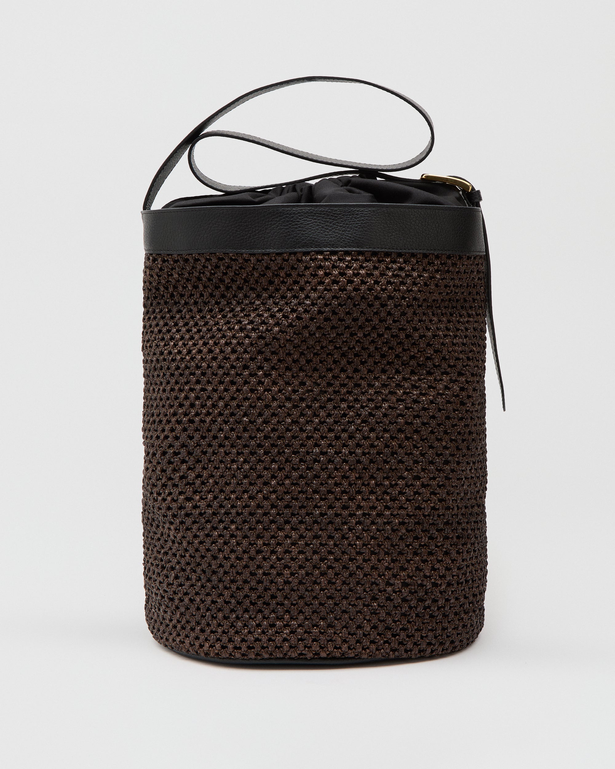 Huguette maxi raphia brun