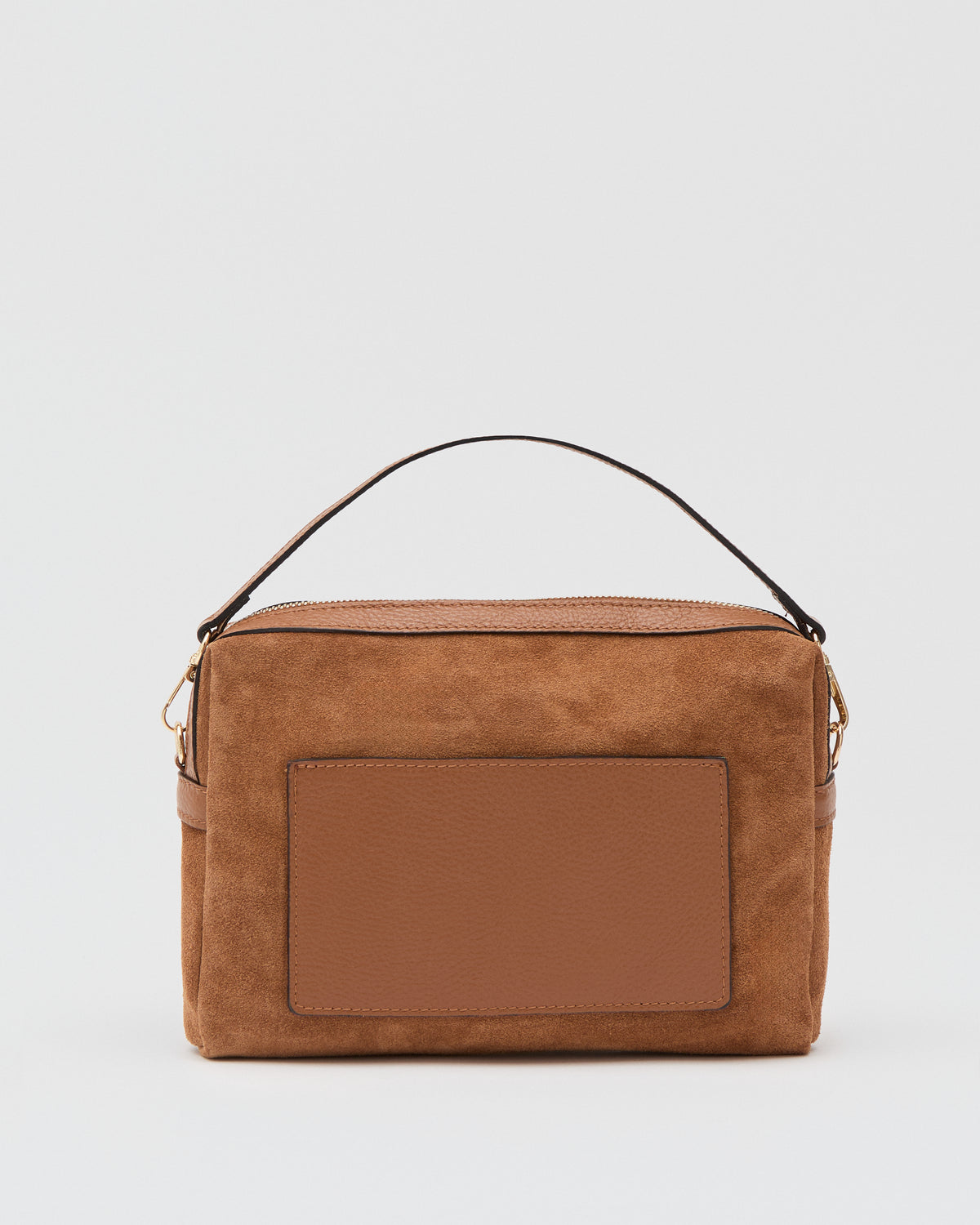 Virginie maxi en daim camel