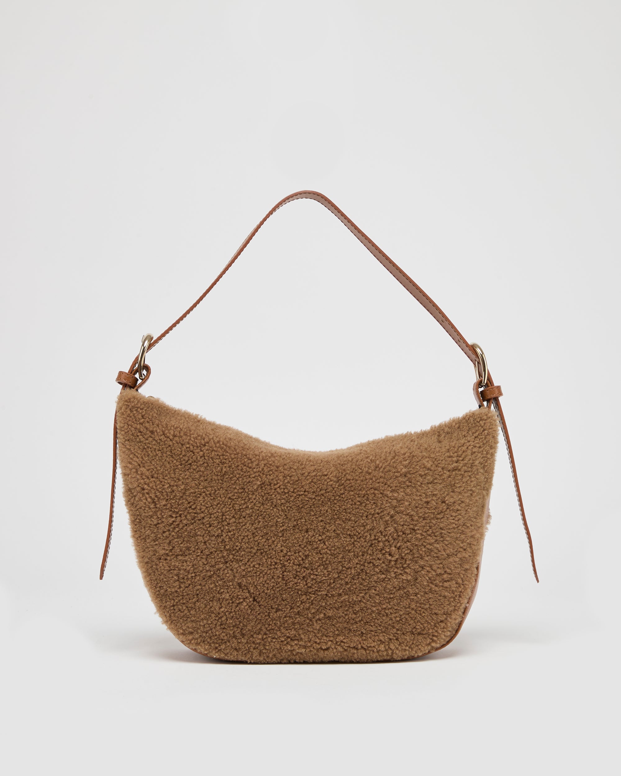 Rachel shearling marrone