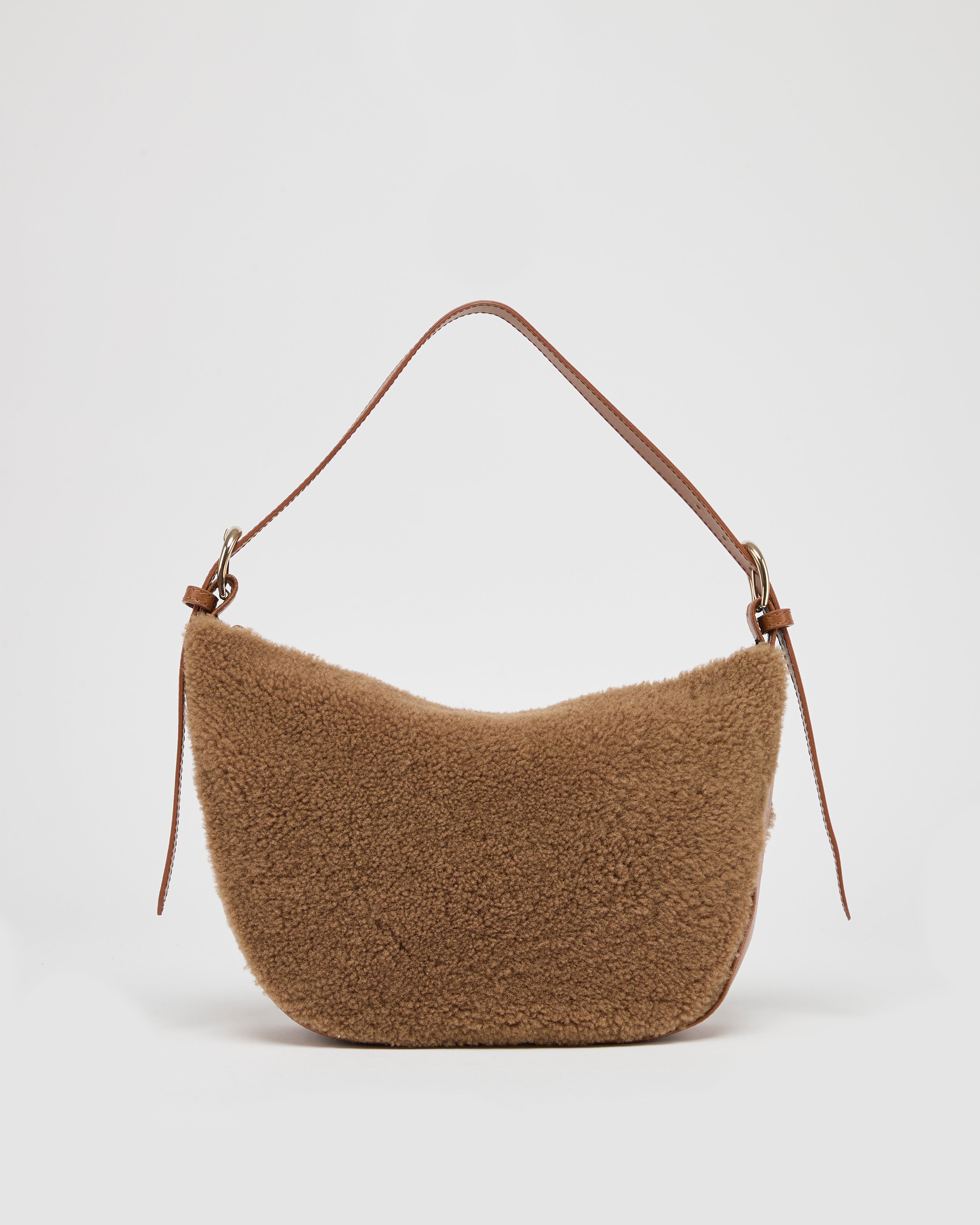 Rachel shearling marrone