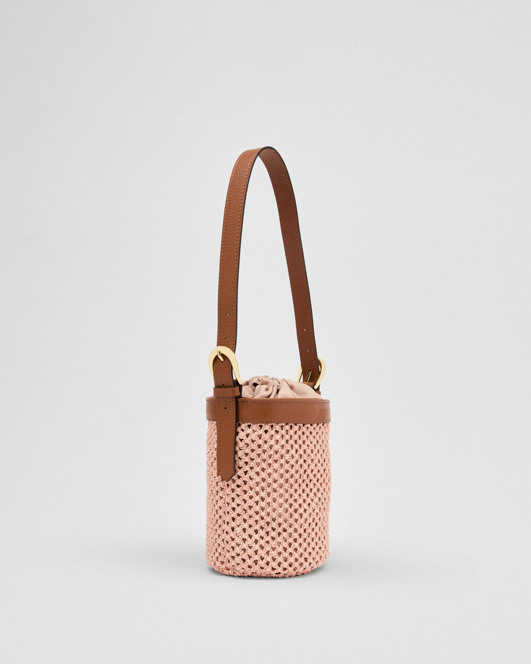 Huguette raffia pink