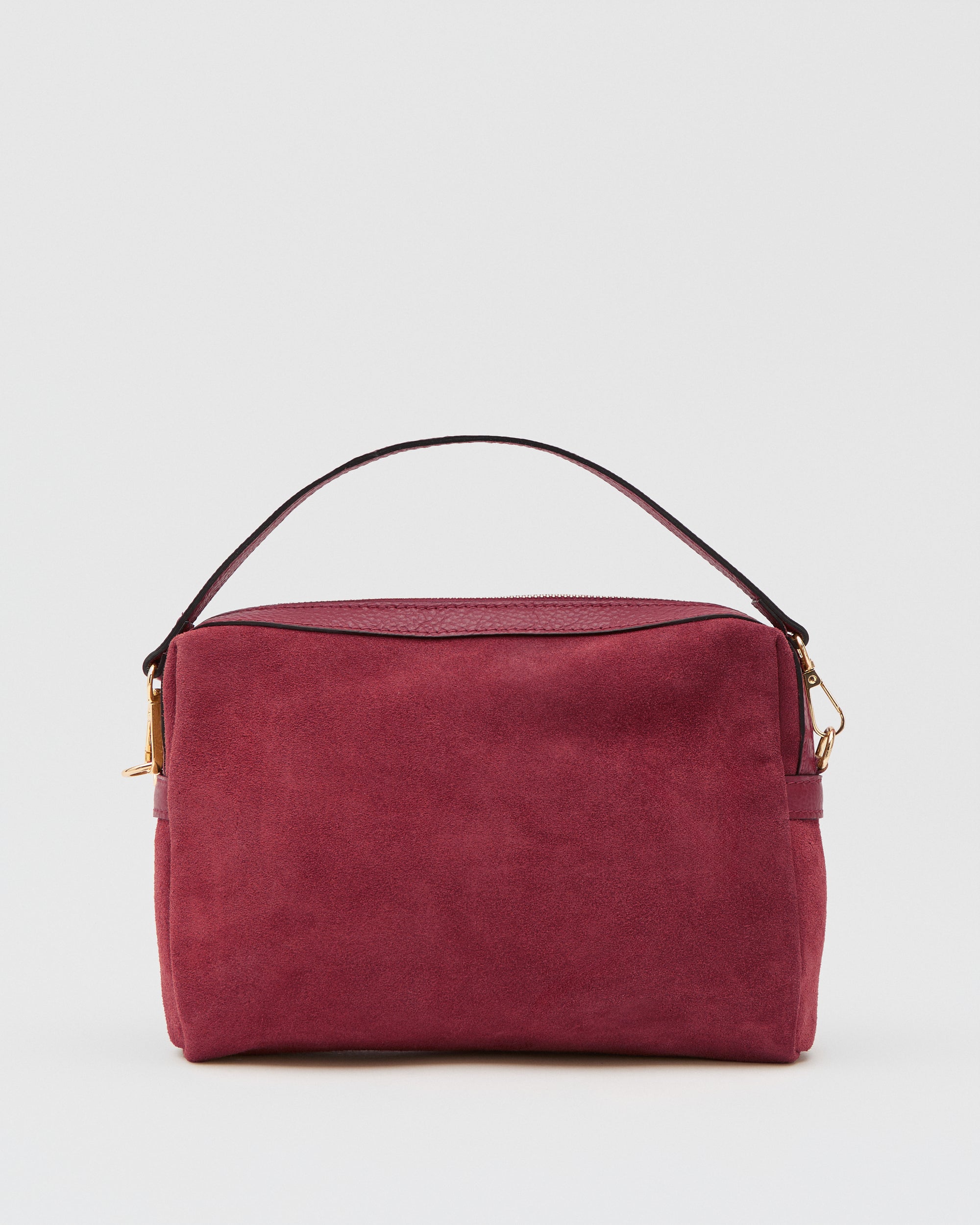 Virginie maxi suede burgundy