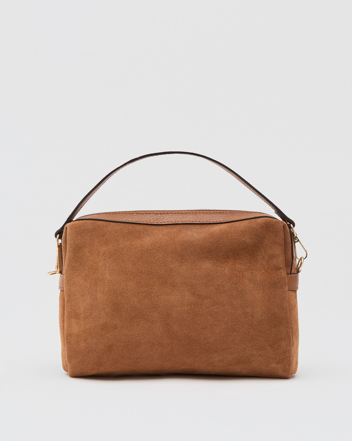 Virginie maxi en daim camel