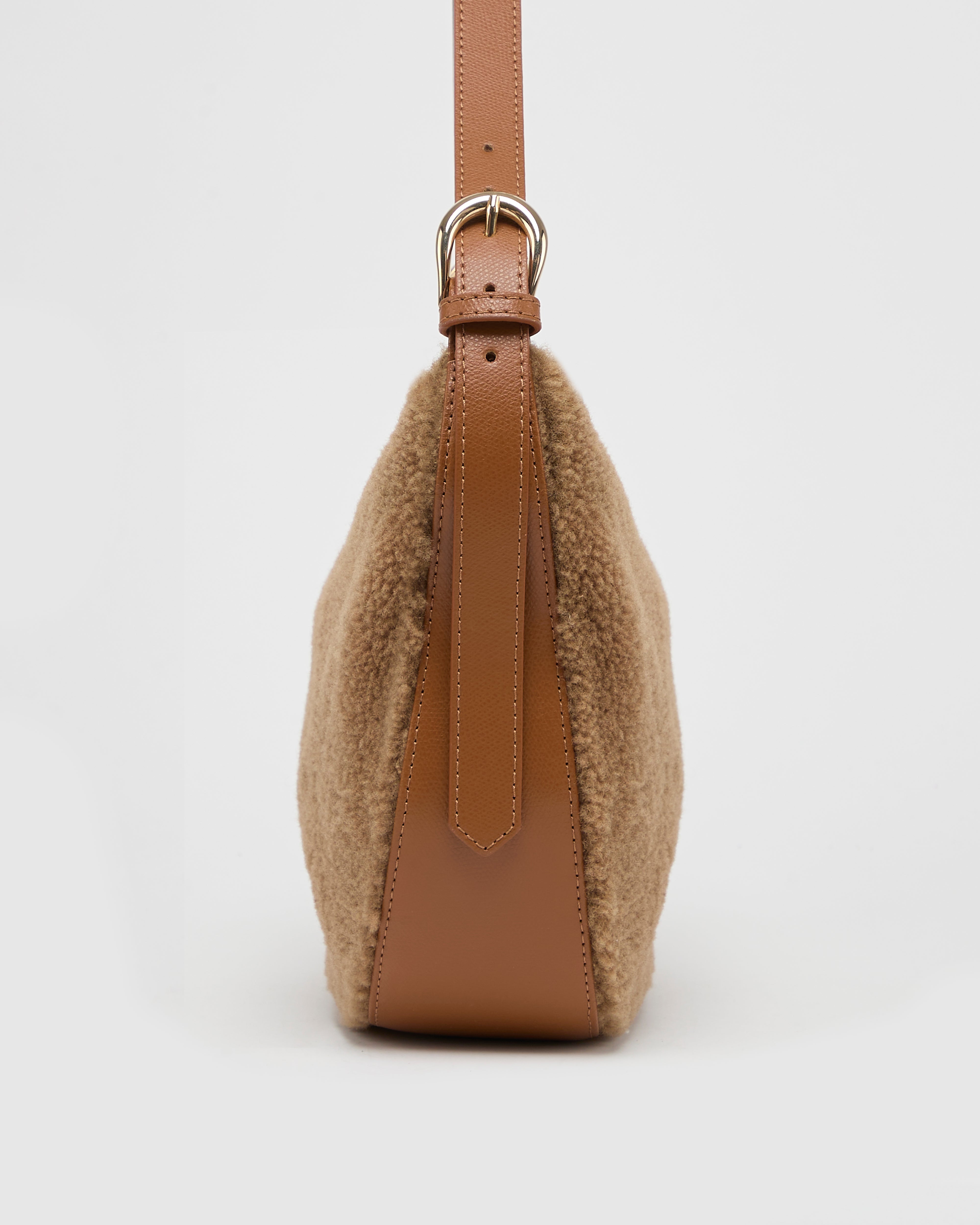 Rachel shearling marrone