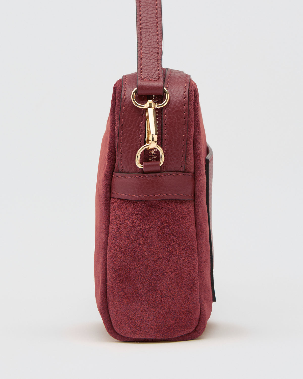 Virginie maxi suede burgundy