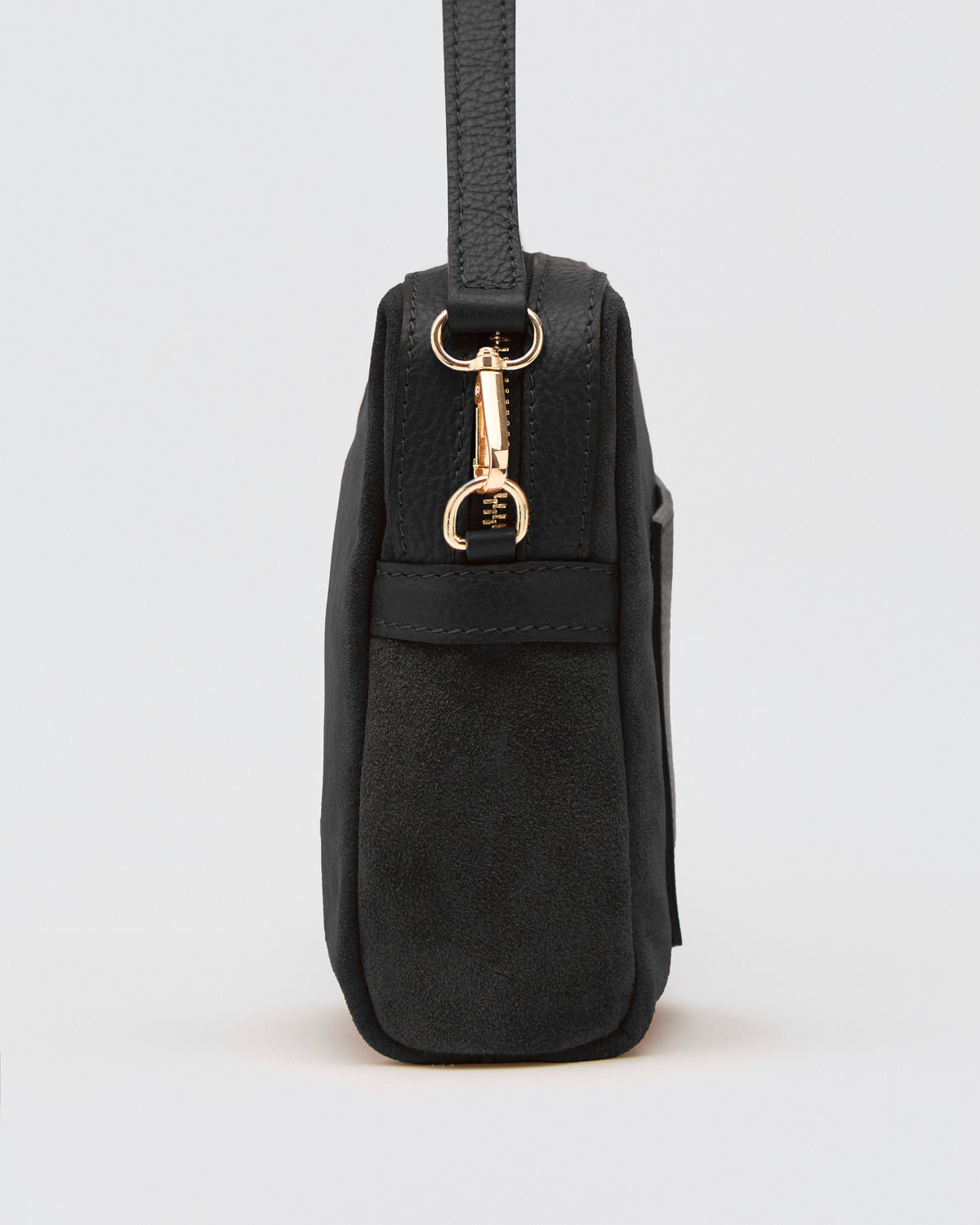 Virginie maxi suede nero