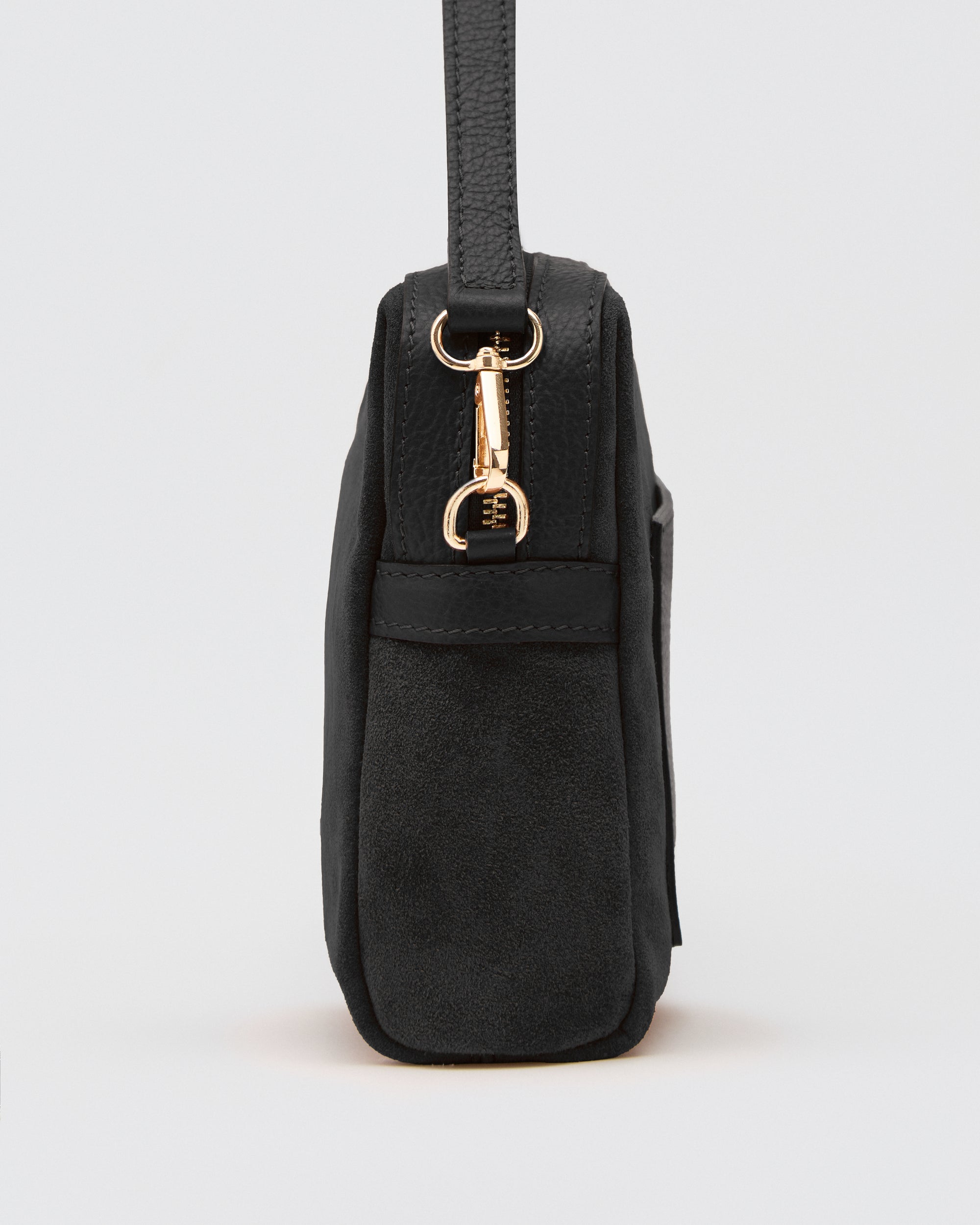 Virginie maxi suede nero