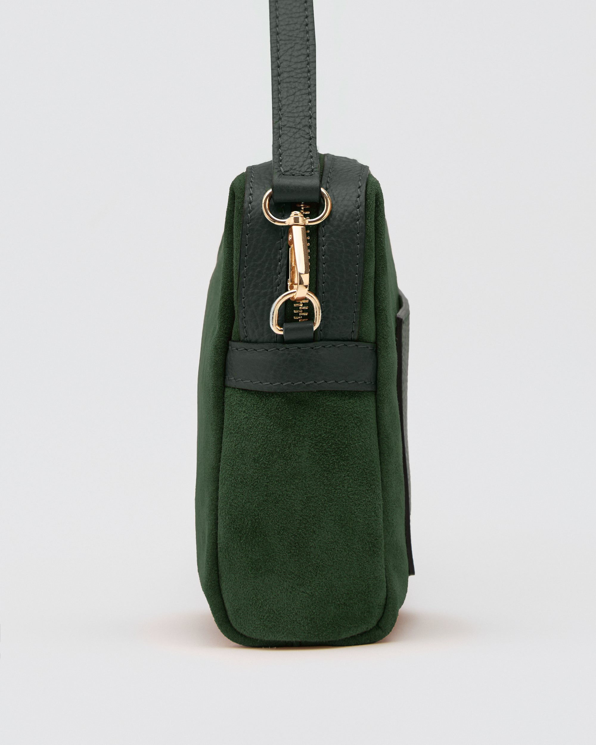 Virginie maxi suede verde