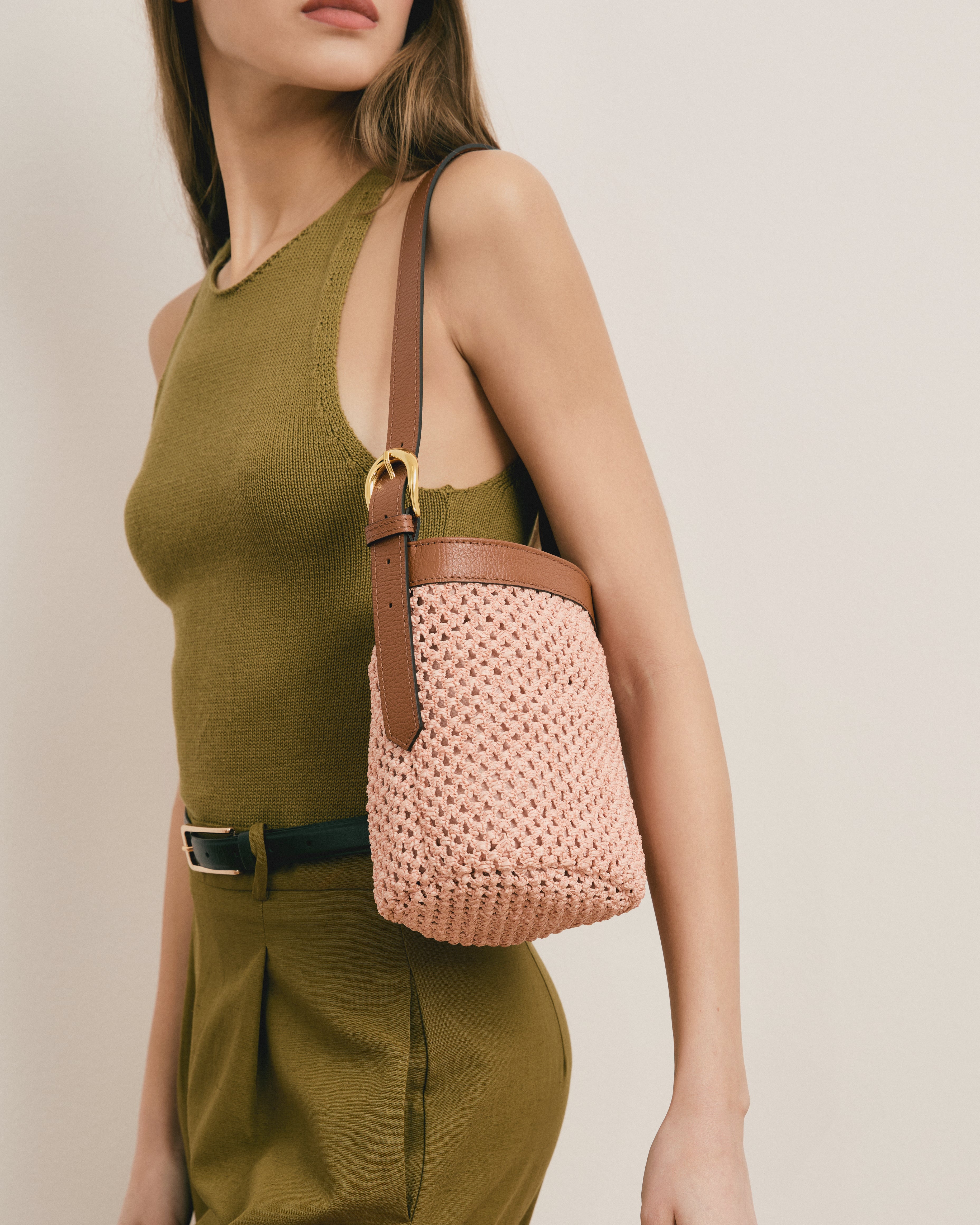 Huguette raphia noir