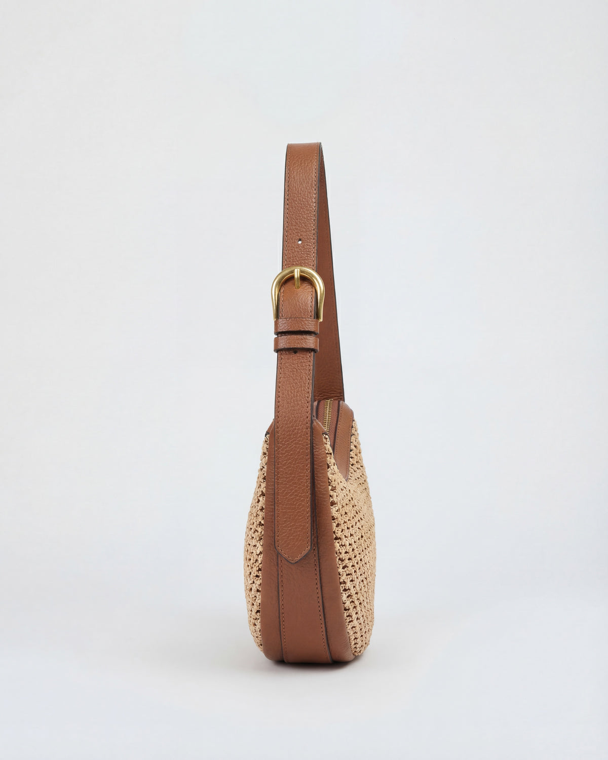 Lou raffia camel