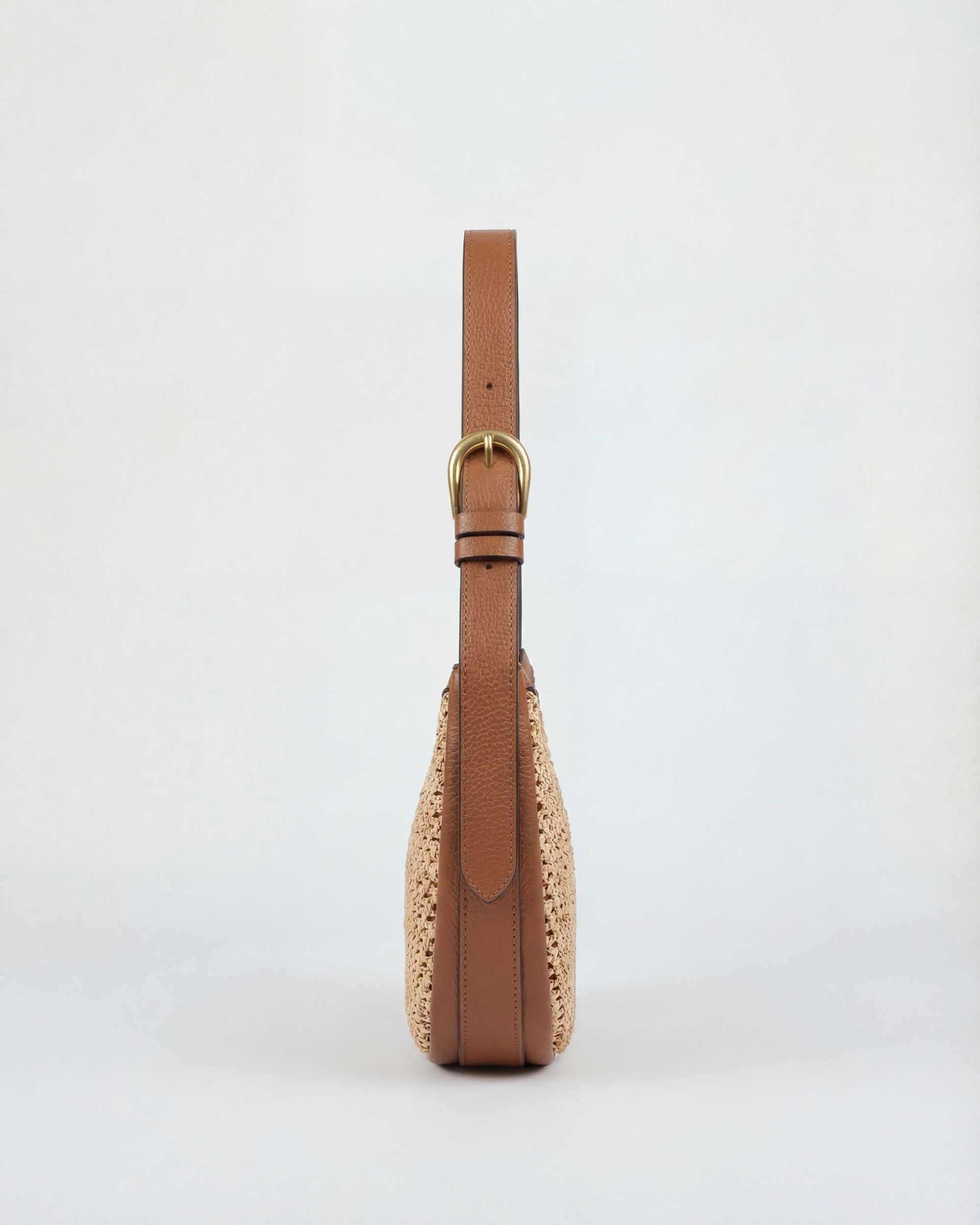 Lou raffia camel