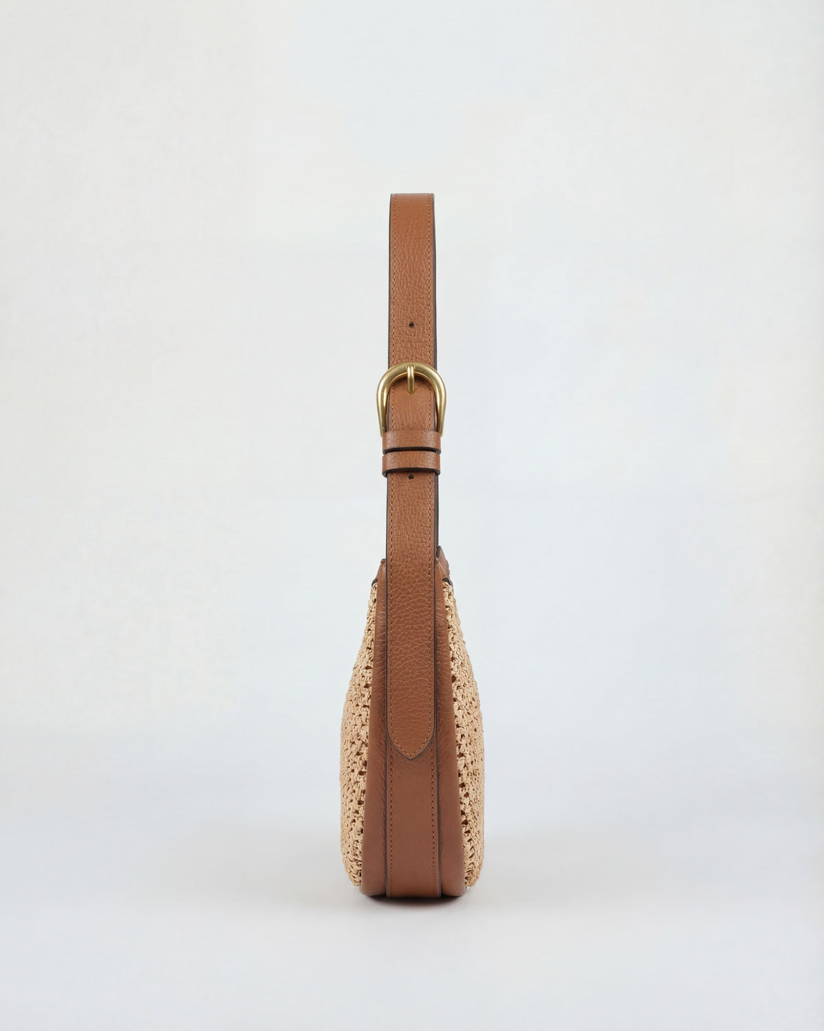Lou raffia camel