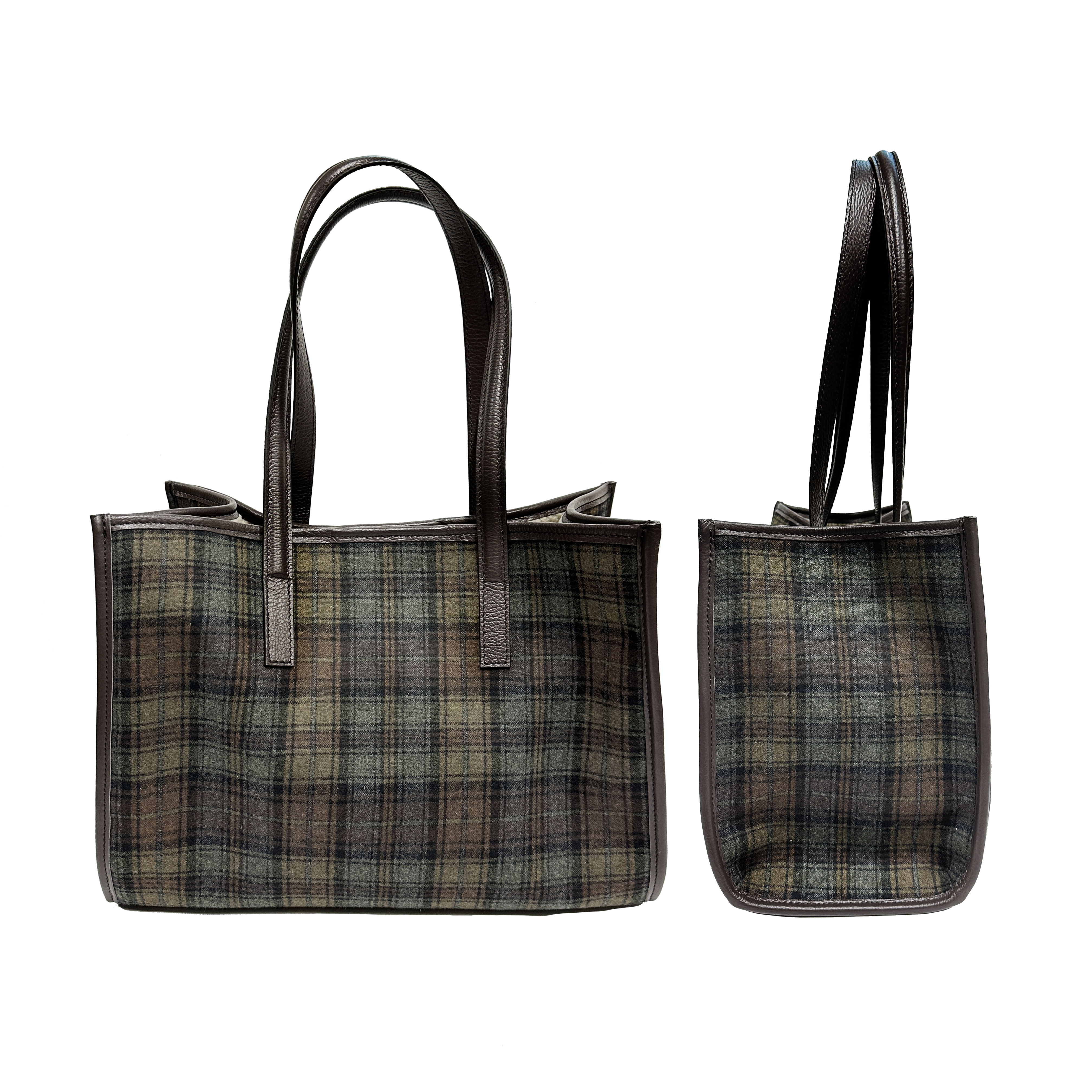 Camille tartan marrone