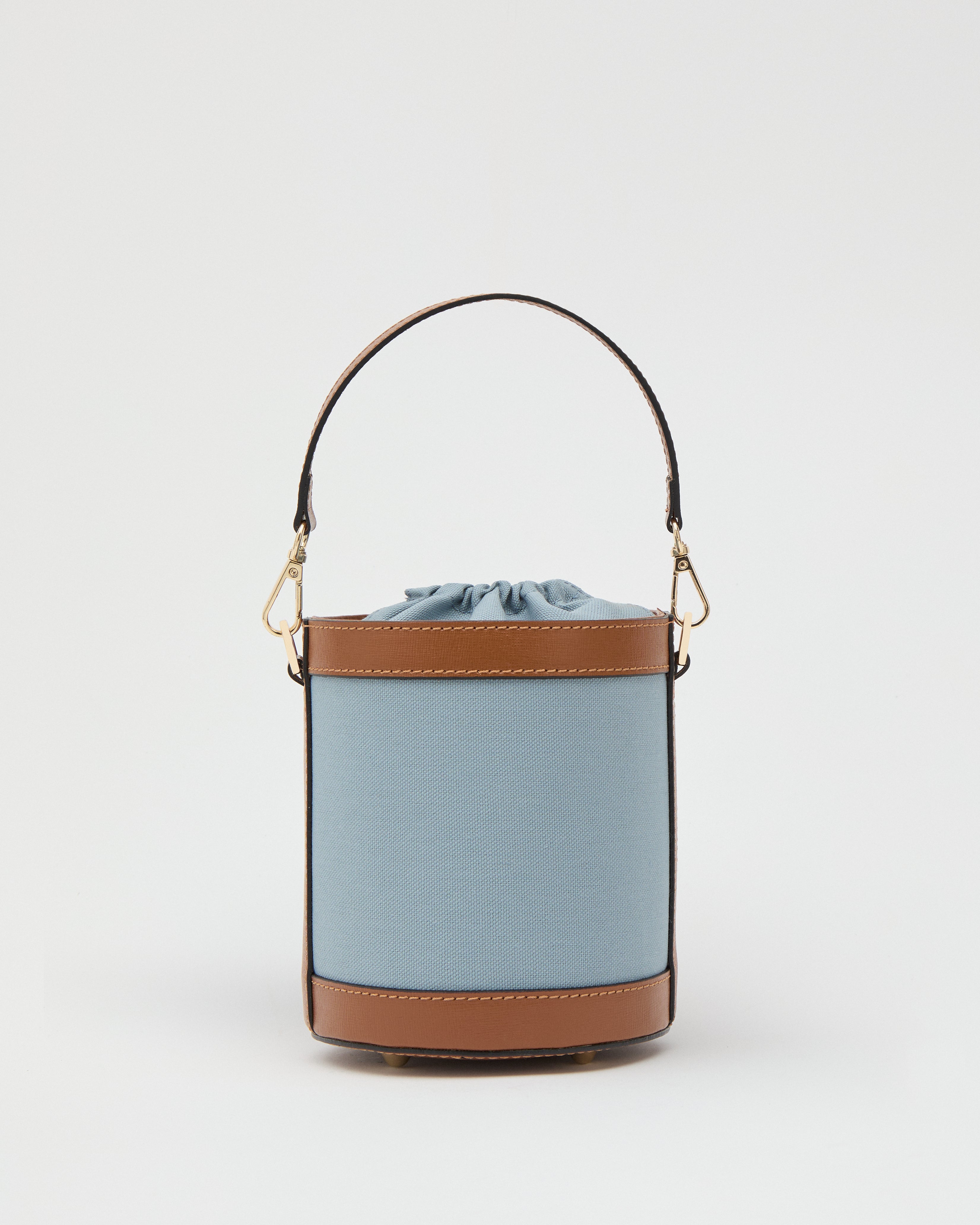 Angèle canvas celeste cammello