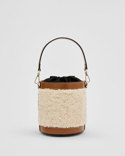 Angèle Shearling cammello
