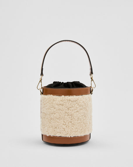 Angèle Shearling cammello