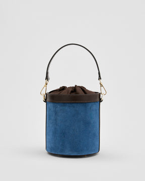 Angèle suede blu marrone
