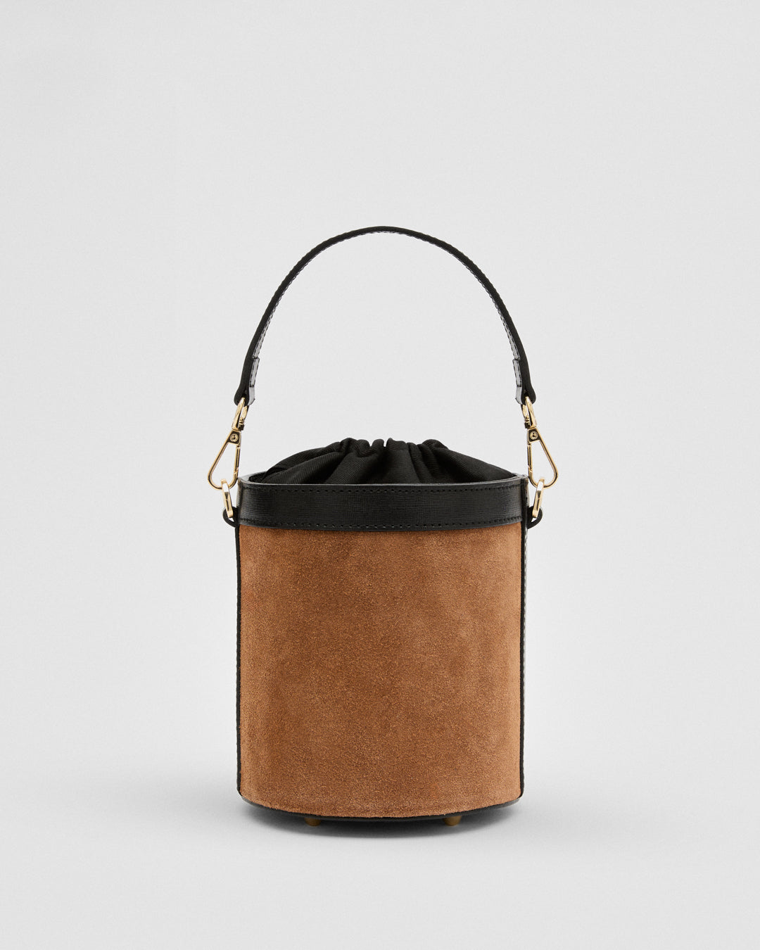 Angèle suede cammello nero