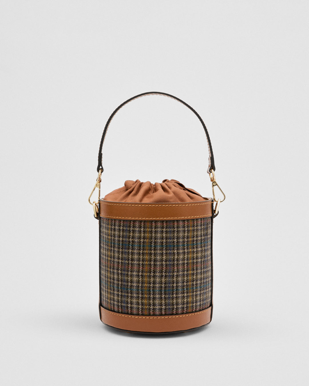 Angèle tartan cammello