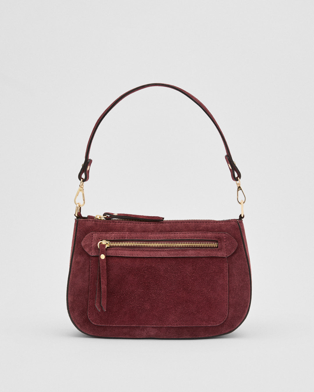 Christine suede bordeaux