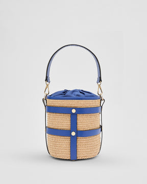 Lucie rafia blu