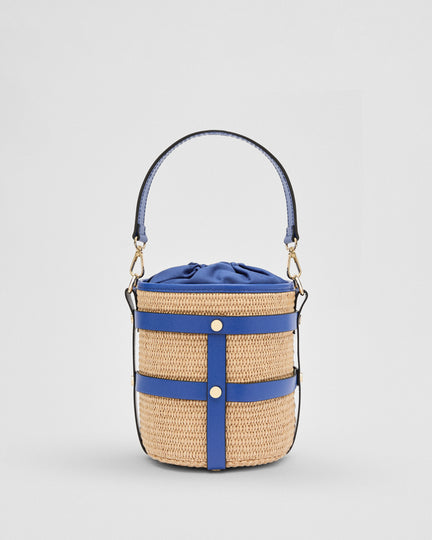 Lucie rafia blu