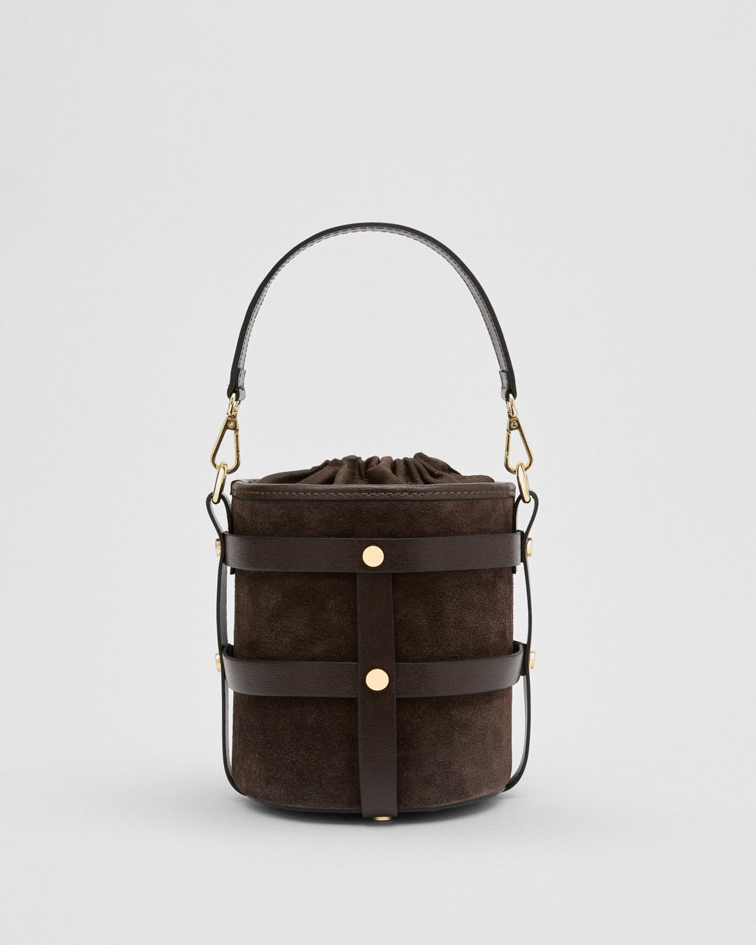 Lucie suede total marrone
