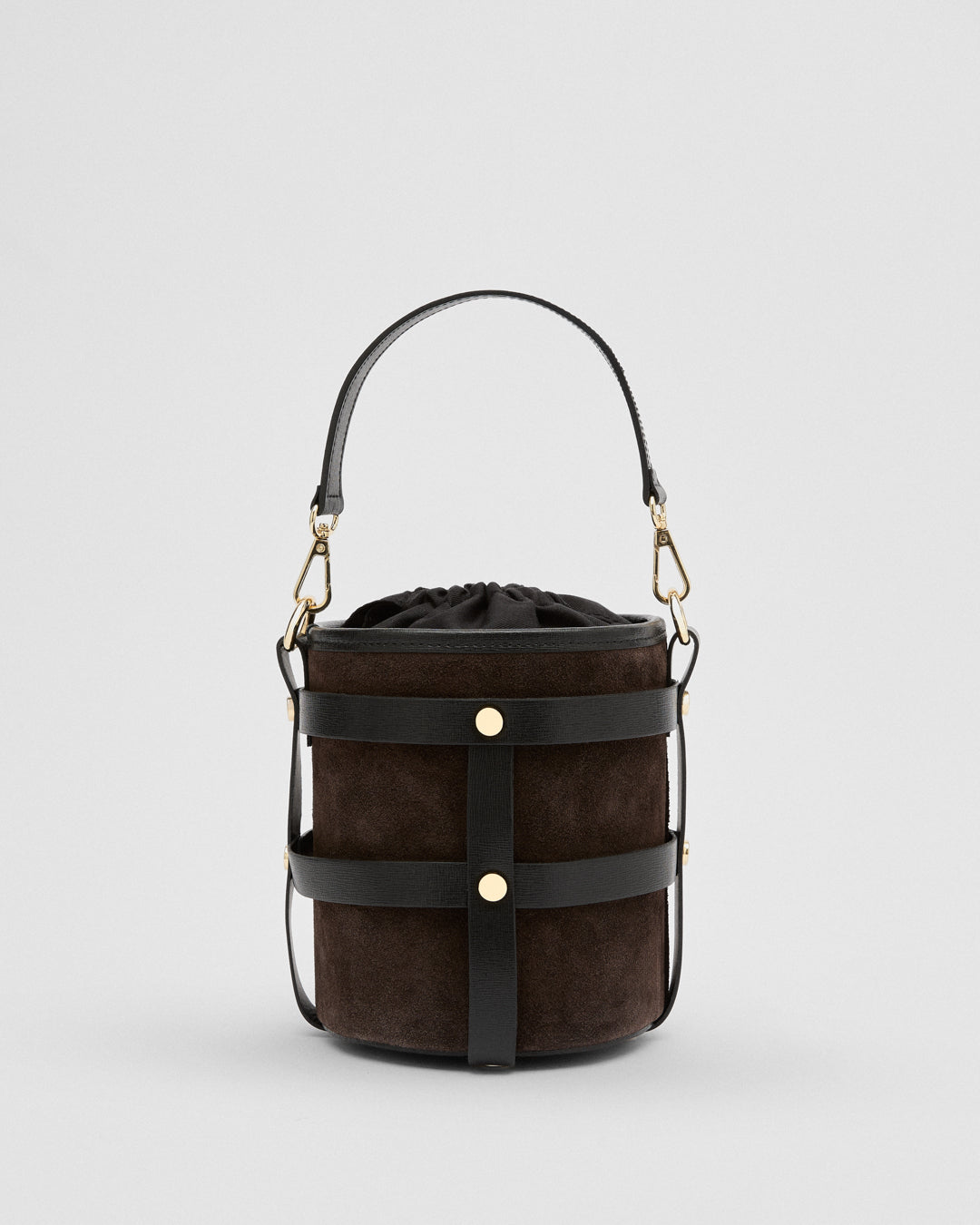 Lucie suede marrone nero