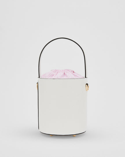 Mini Catherine bianco | chiusura righe rosa