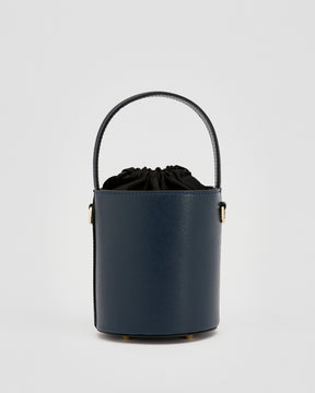 Mini Catherine blu scuro | chiusura nera