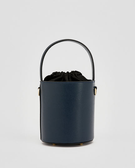 Mini Catherine blu scuro | chiusura nera