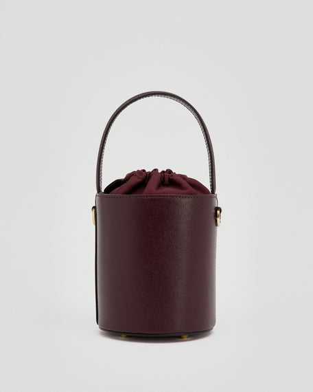 Mini Catherine bordeaux | chiusura bordeaux