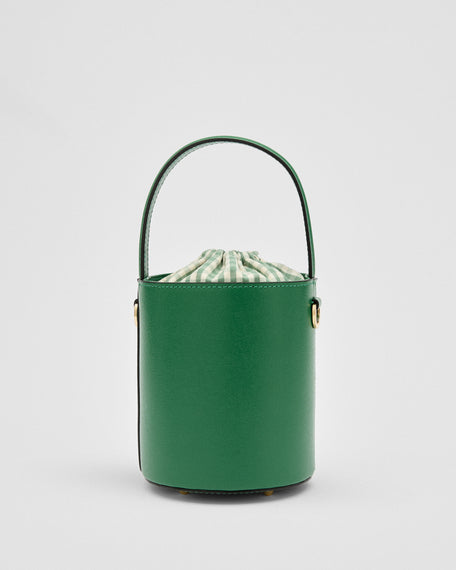 Mini Catherine verde | chiusura Vichy verde