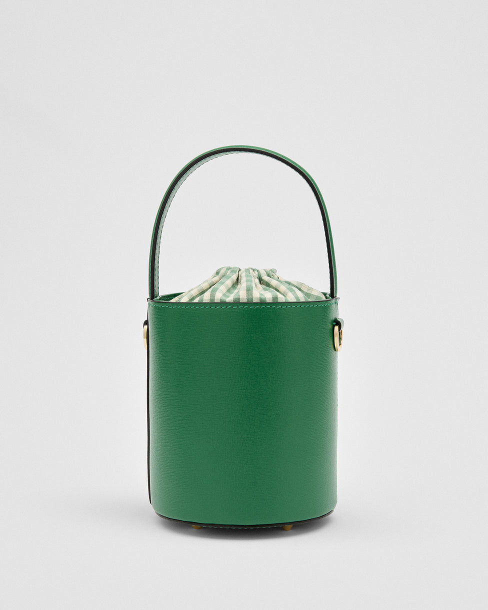 Mini Catherine verde | chiusura Vichy verde