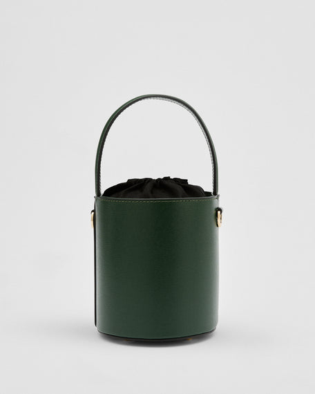 Mini Catherine verde | chiusura nera