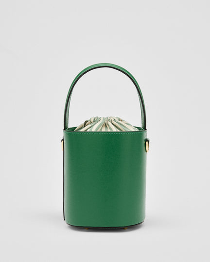 Mini Catherine verde | chiusura righe verdi