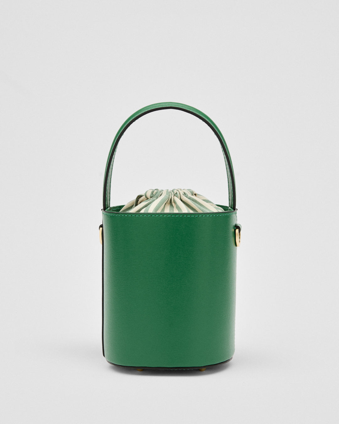 Mini Catherine verde | chiusura righe verdi
