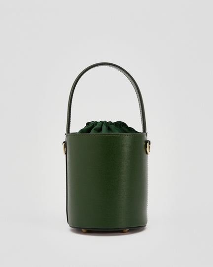 Mini Catherine verde | chiusura velluto verde