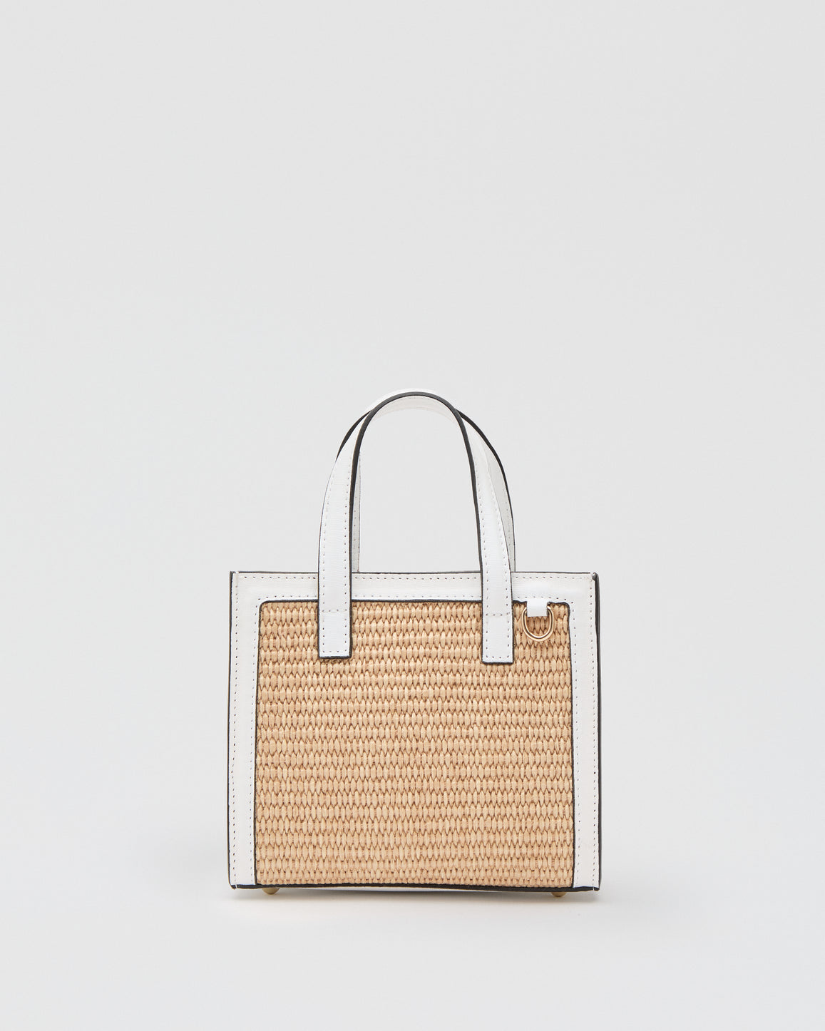 Mini Sophie rafia bianco
