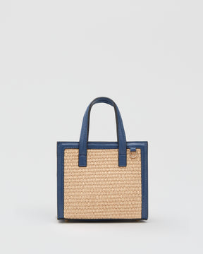 Mini Sophie rafia blu