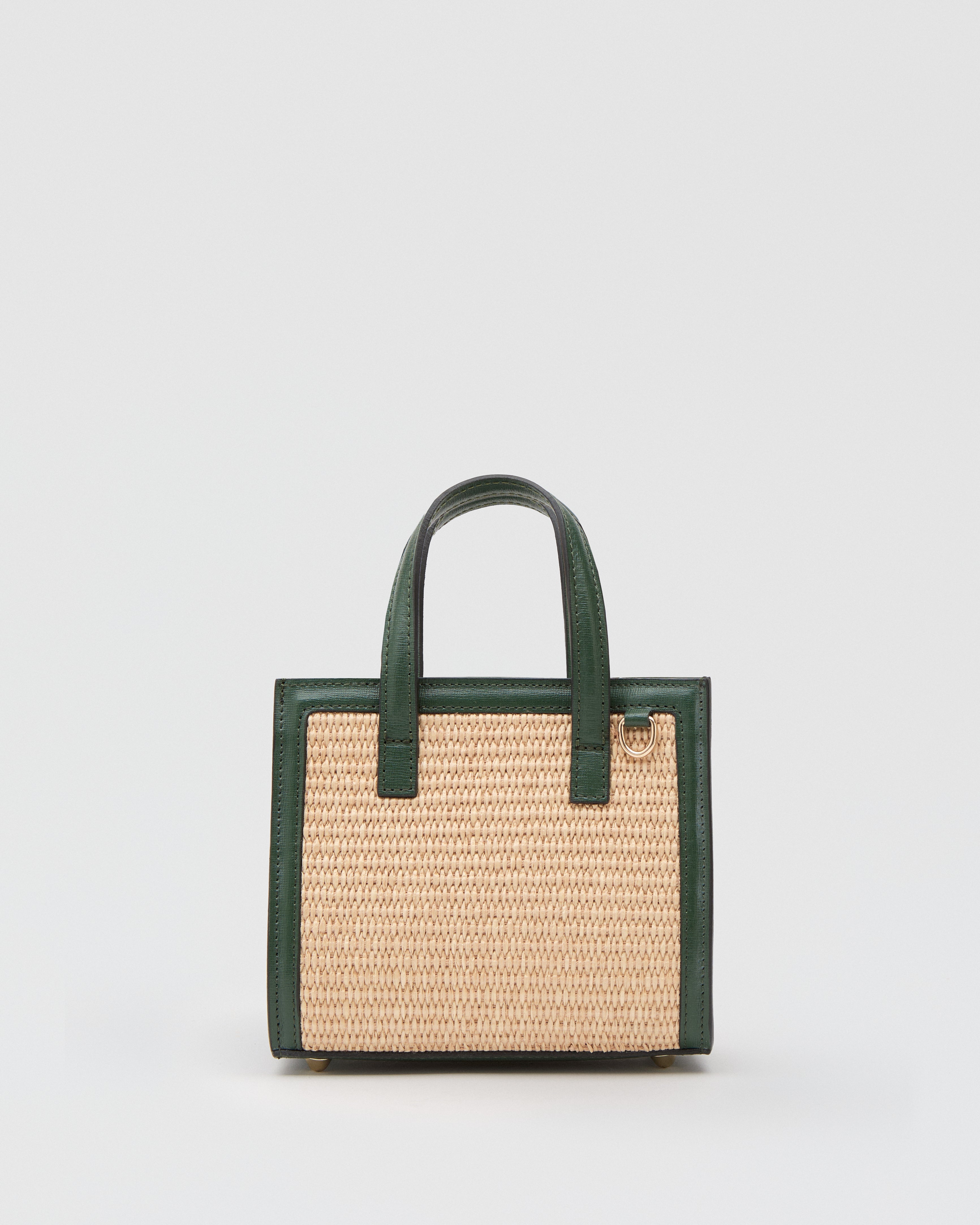 Mini Sophie rafia verde