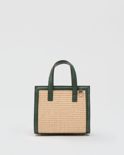 Mini Sophie rafia verde