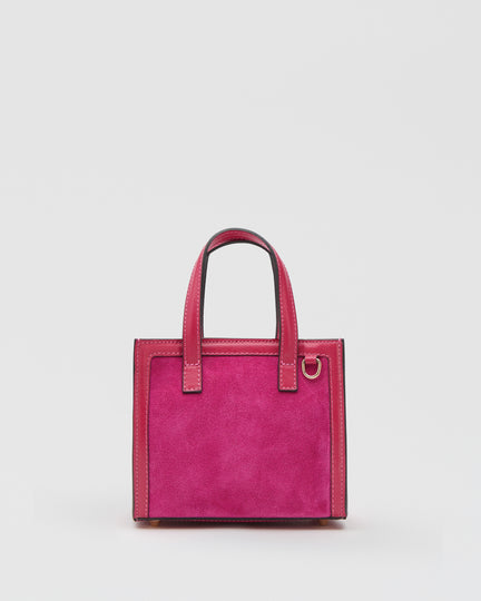 Mini Sophie suede fucsia