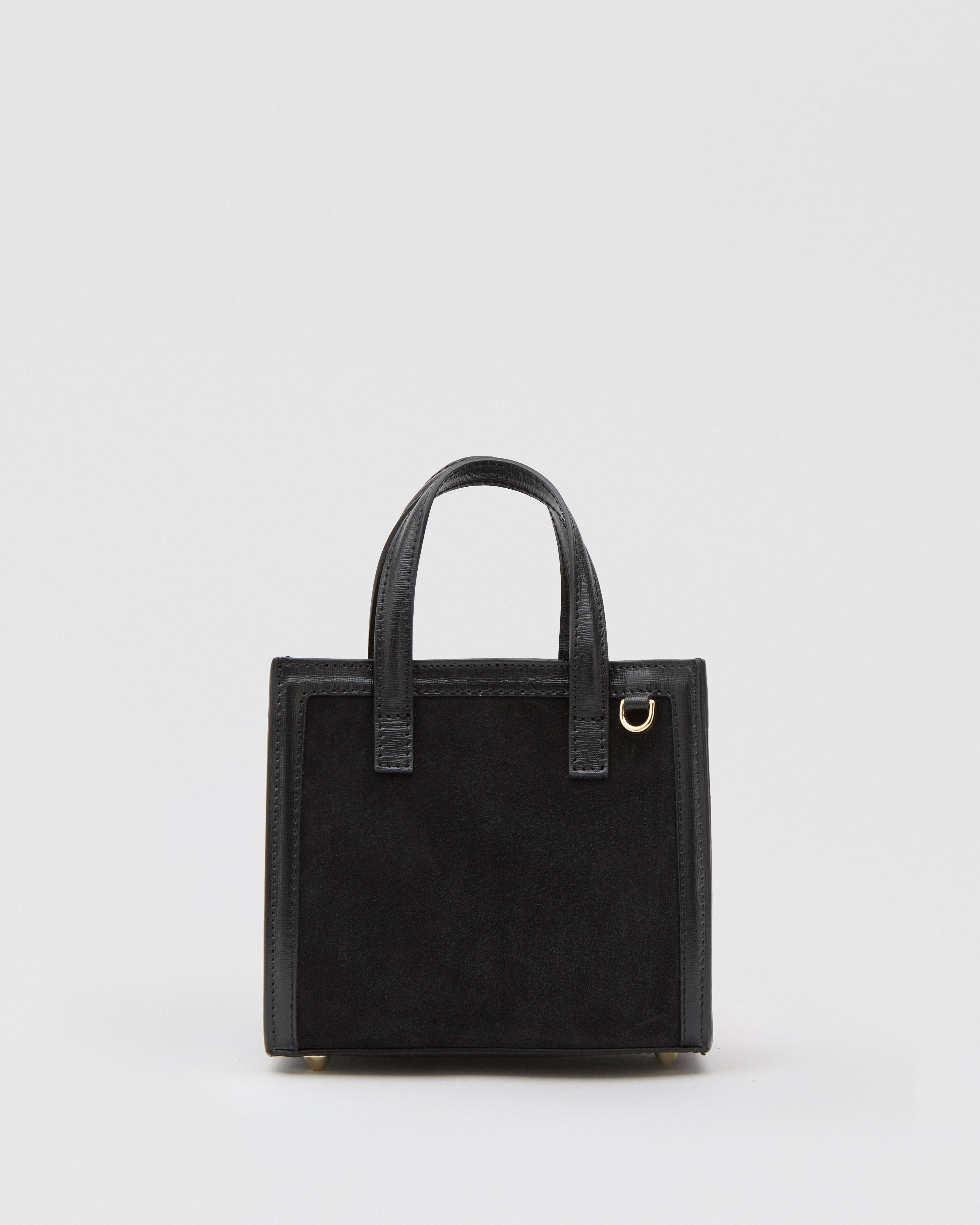 Mini Sophie suede nero