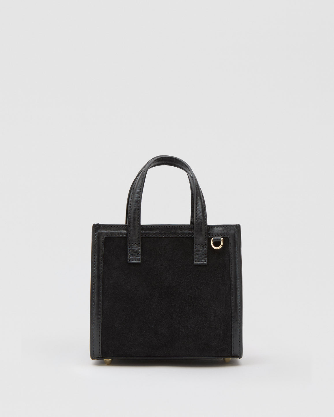 Mini Sophie suede nero