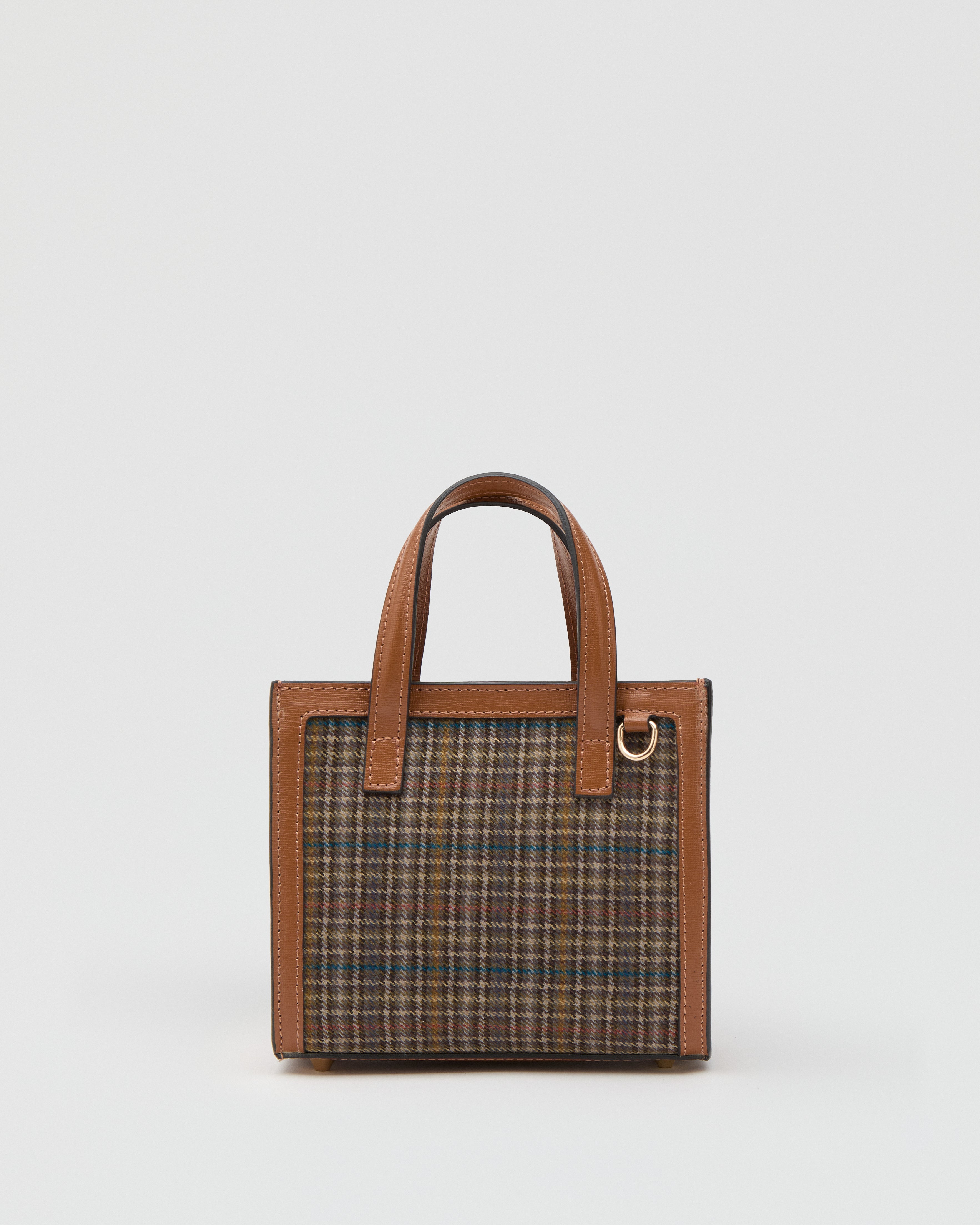 Mini Sophie tartan cammello