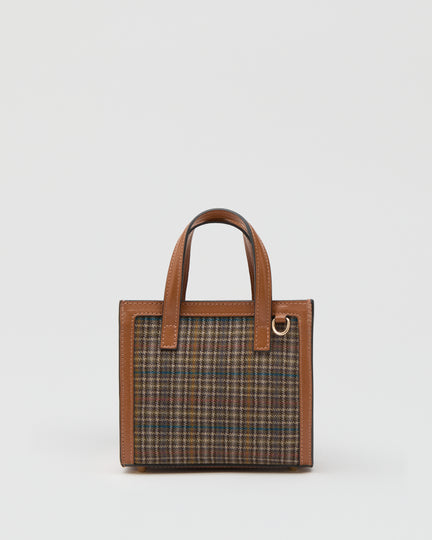 Mini Sophie tartan cammello