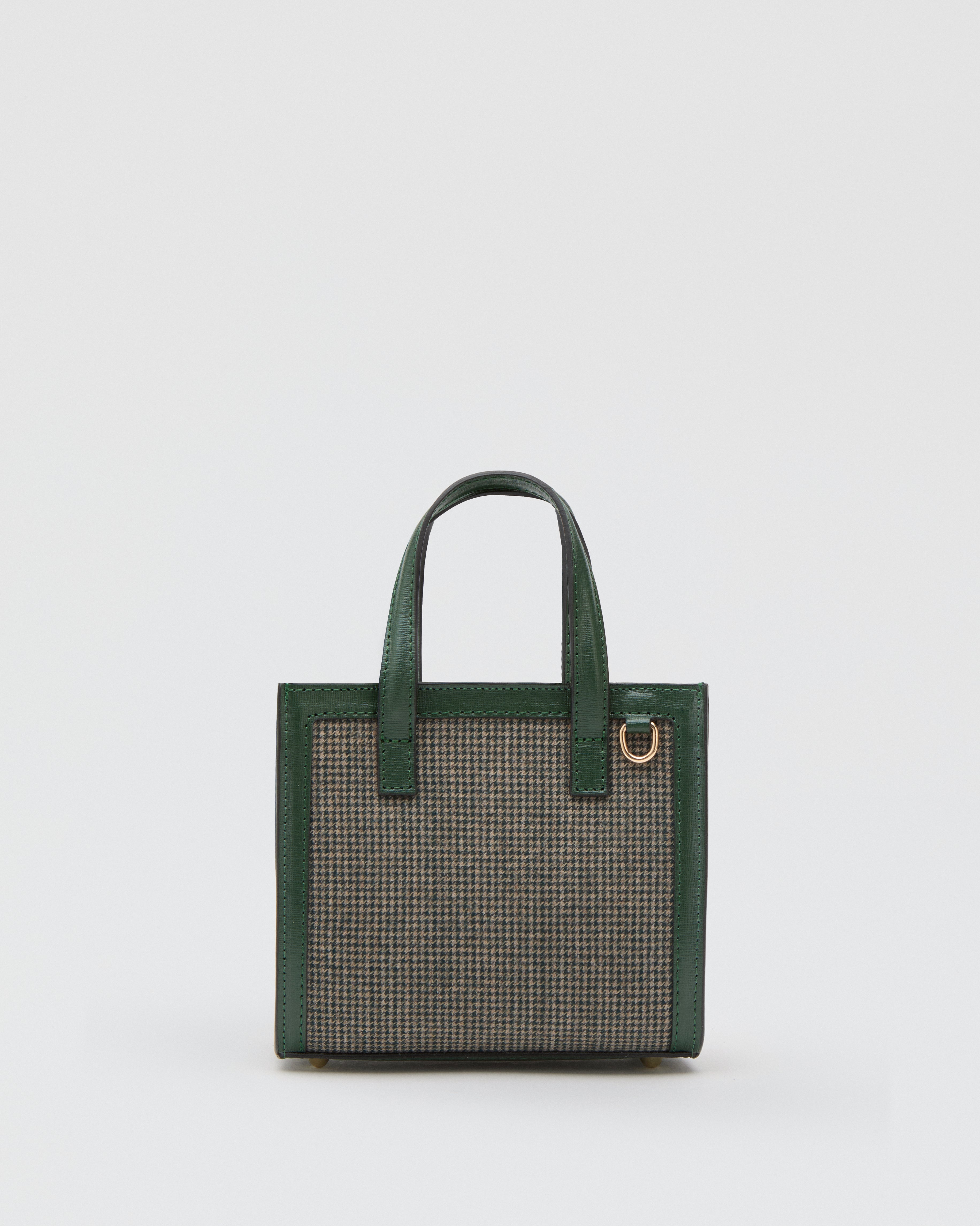 Mini Sophie tweed verde