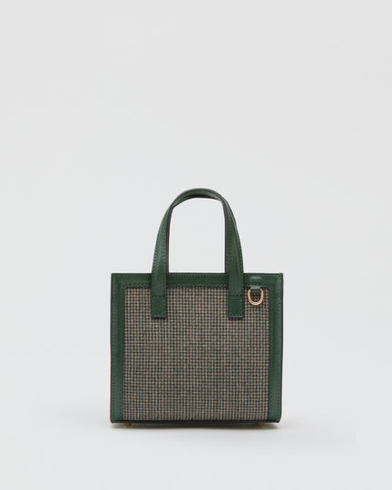 Mini Sophie tweed verde